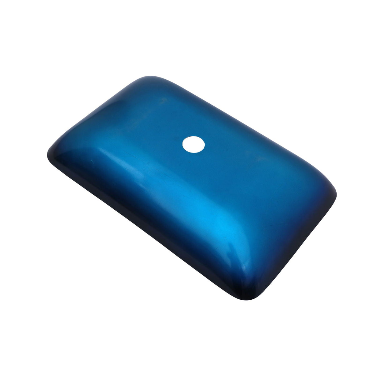 Gradient Tempered Glass Vessel Sink with Pop-Up Drain - Gold or Blue