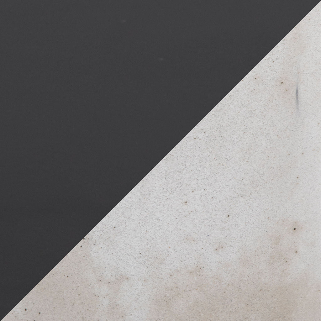 Contemporary Side Table with Concrete Base - Pearl Silver or Black