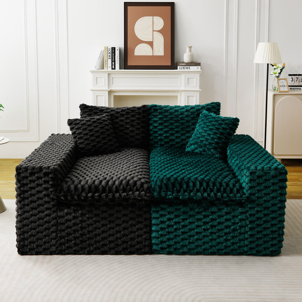 Multifunctional Stationary Sofa with Adjustable Layout - Choice of Color