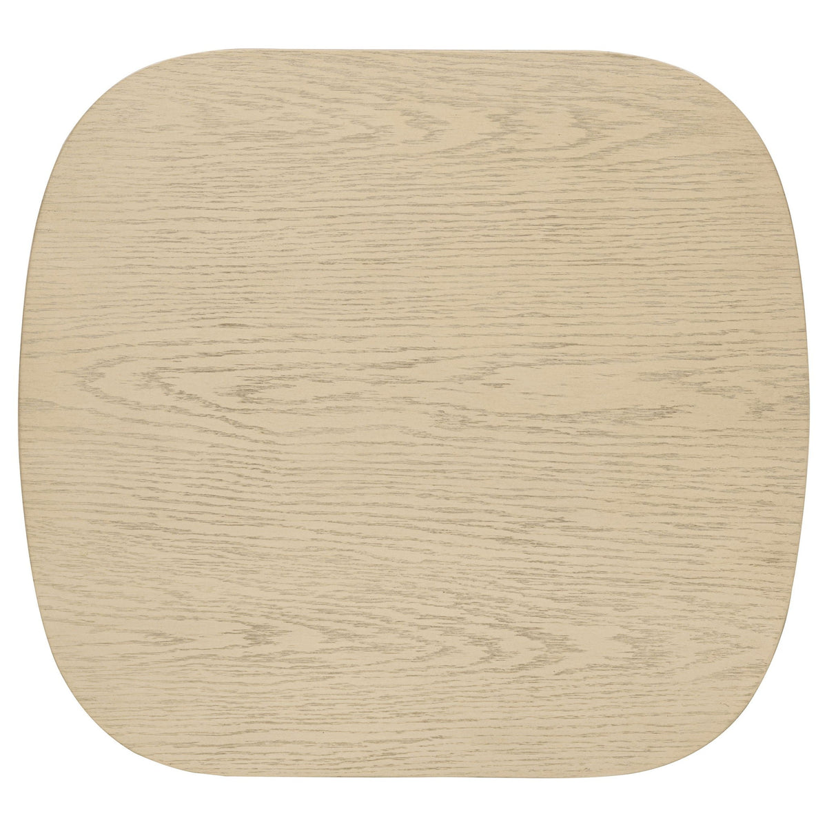 Kailani Coastal Square End Side Table with Shelf Beige Oak