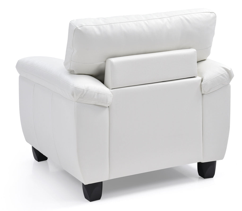 Accent Chair with Removable Back and Pocketed Coil Cushion - Multiple Colors