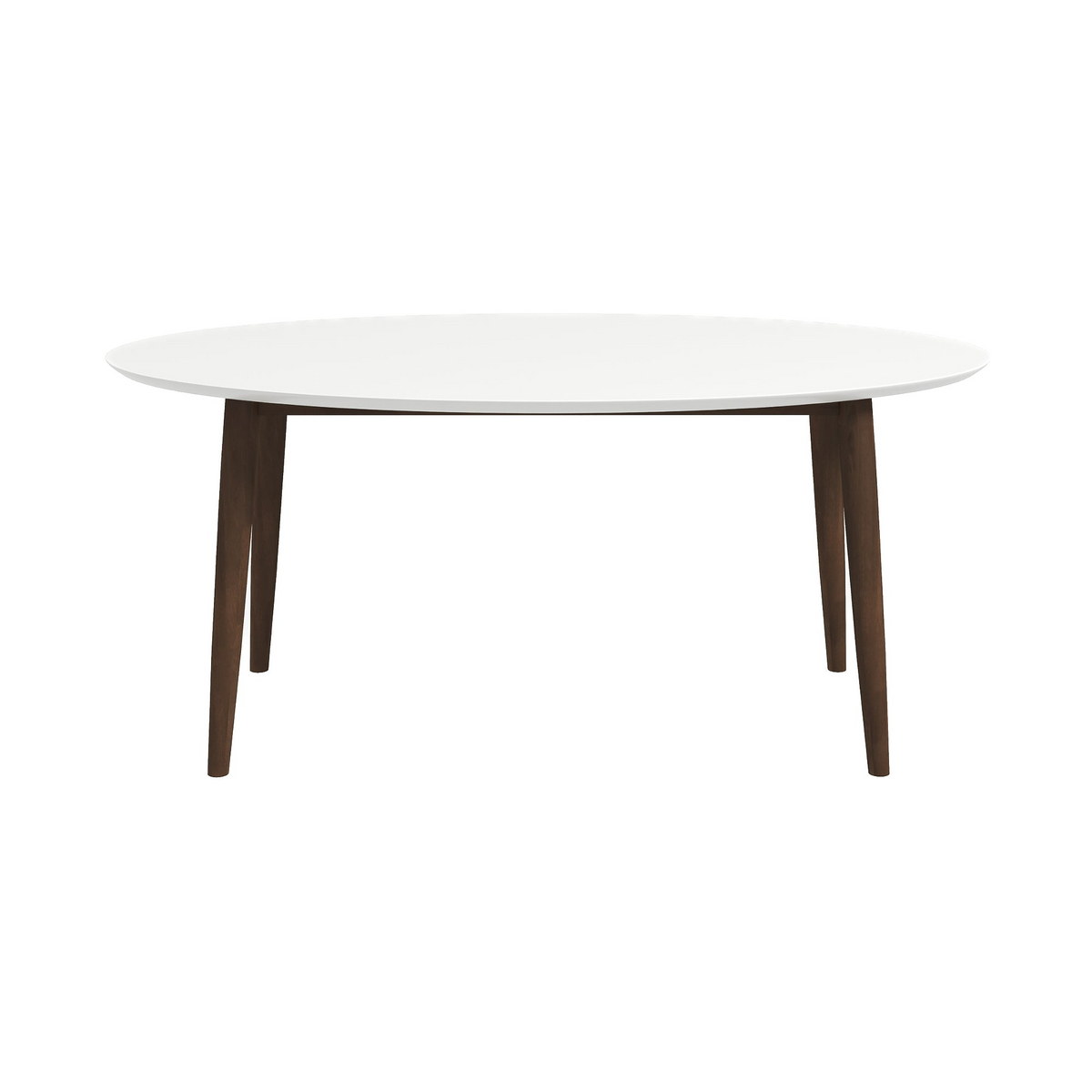 Mid Century Modern Solid Wood Dining Table with Durable Construction