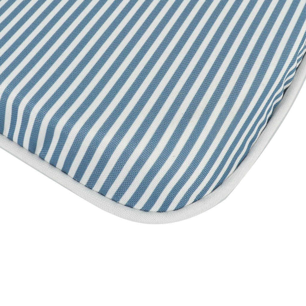 Outdoor Patio Chair Cushions with Water-Repellent Polyester - Blue