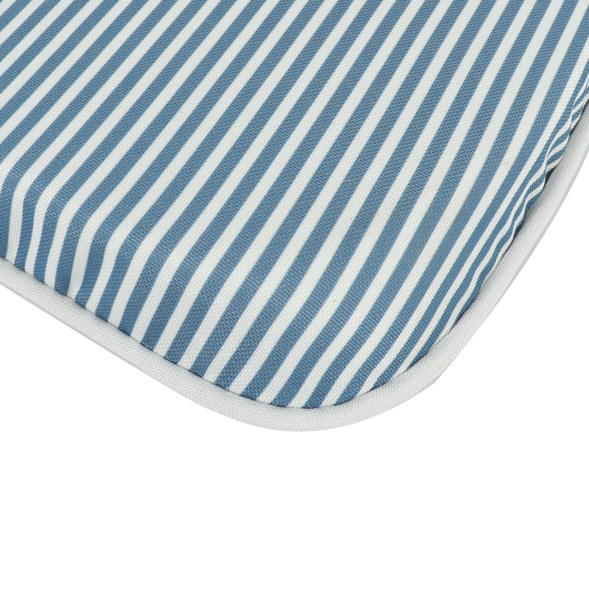 Outdoor Patio Chair Cushions with Water-Repellent Polyester - Blue