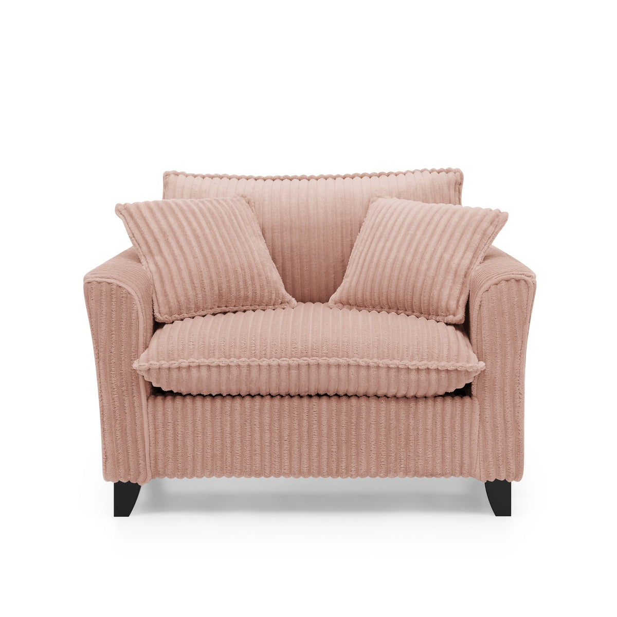 Comfortable Lazy Sofa Chair with Armrests - Pink or Beige