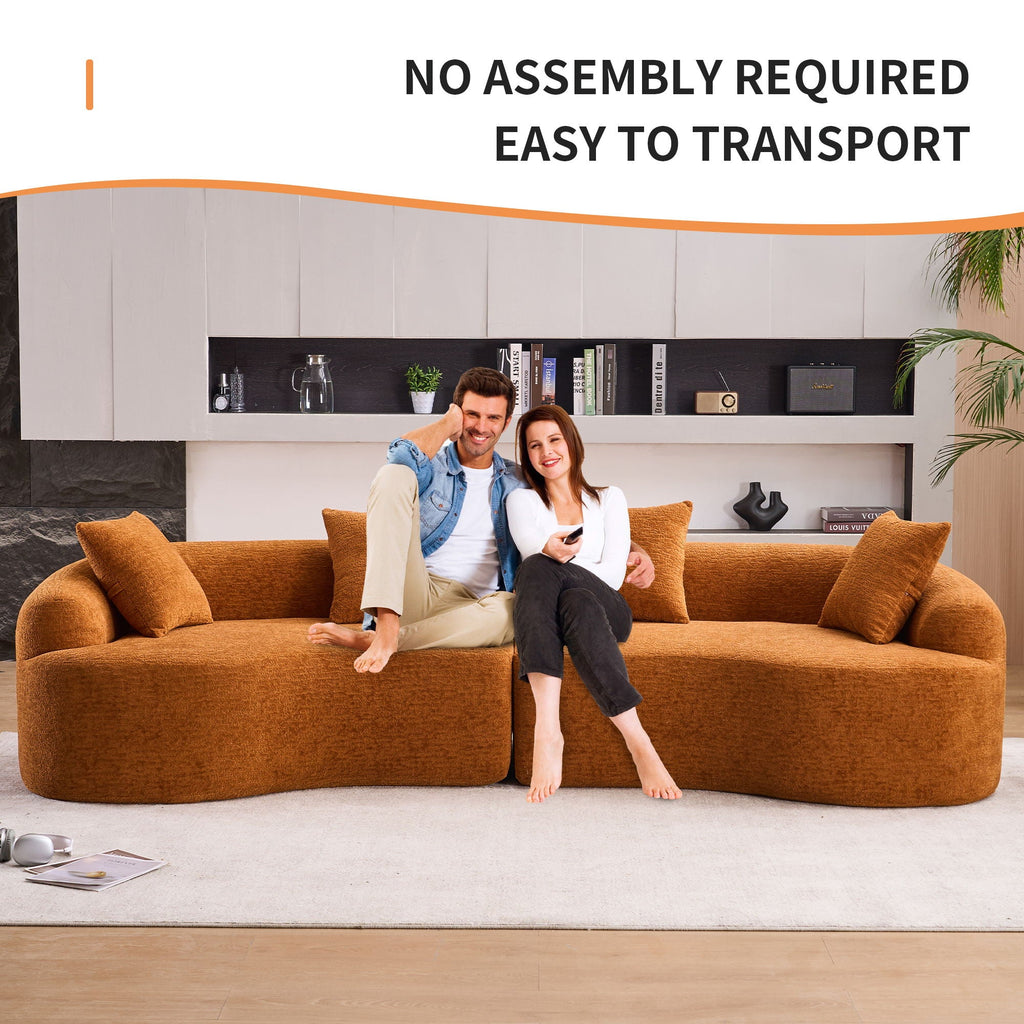 4 Seater Sofa With Fabric for Living Room