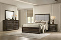 Atlas 4-piece California King Bedroom Set Dark Oak