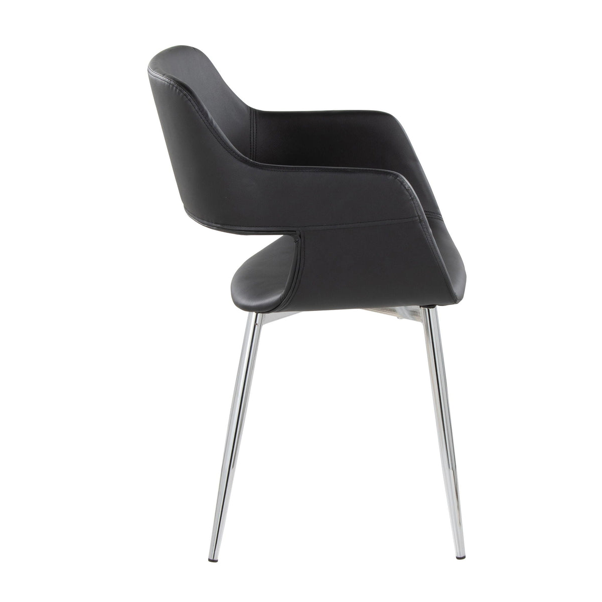 Contemporary Dining Chair Set with Metal Legs – Multiple Colors
