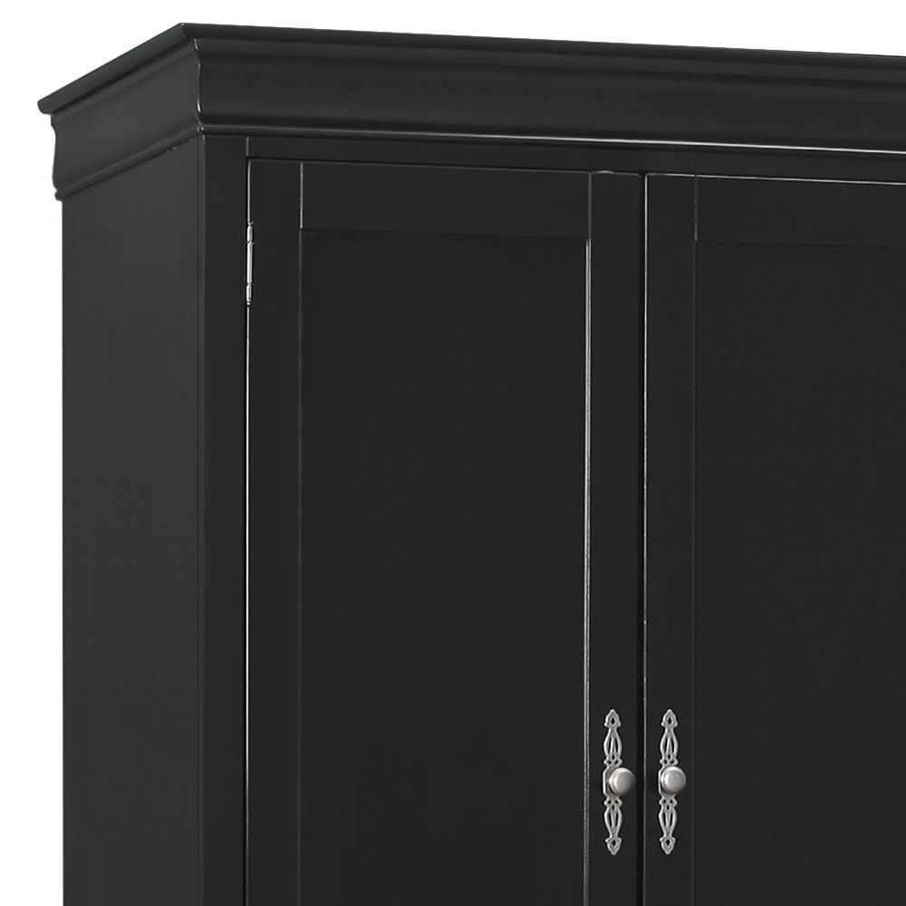 Traditional Armoire with Hanging Bar - Multiple Colors