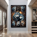 Wolf Collage Wall Art III