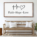 Faith, Hope, Love Faith Wall Art