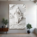 Minimalist Jesus Walking on Water Wall Art