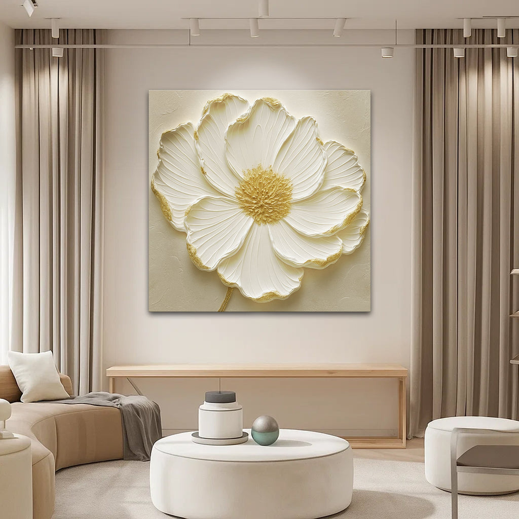 Modern Abstract Flower Wall Art