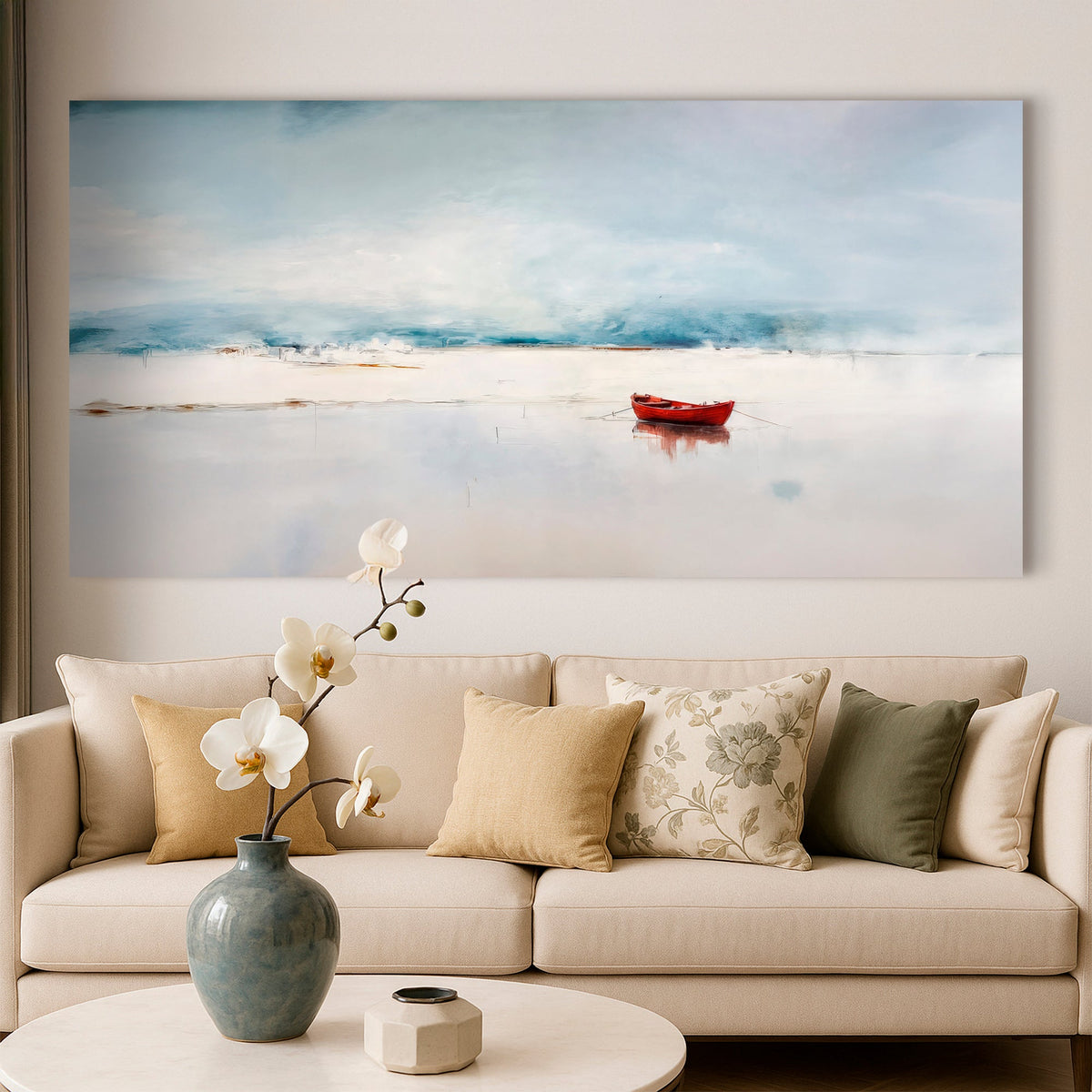 Misty Morning Abstract Wall Art