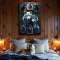 Wolf Collage Wall Art II
