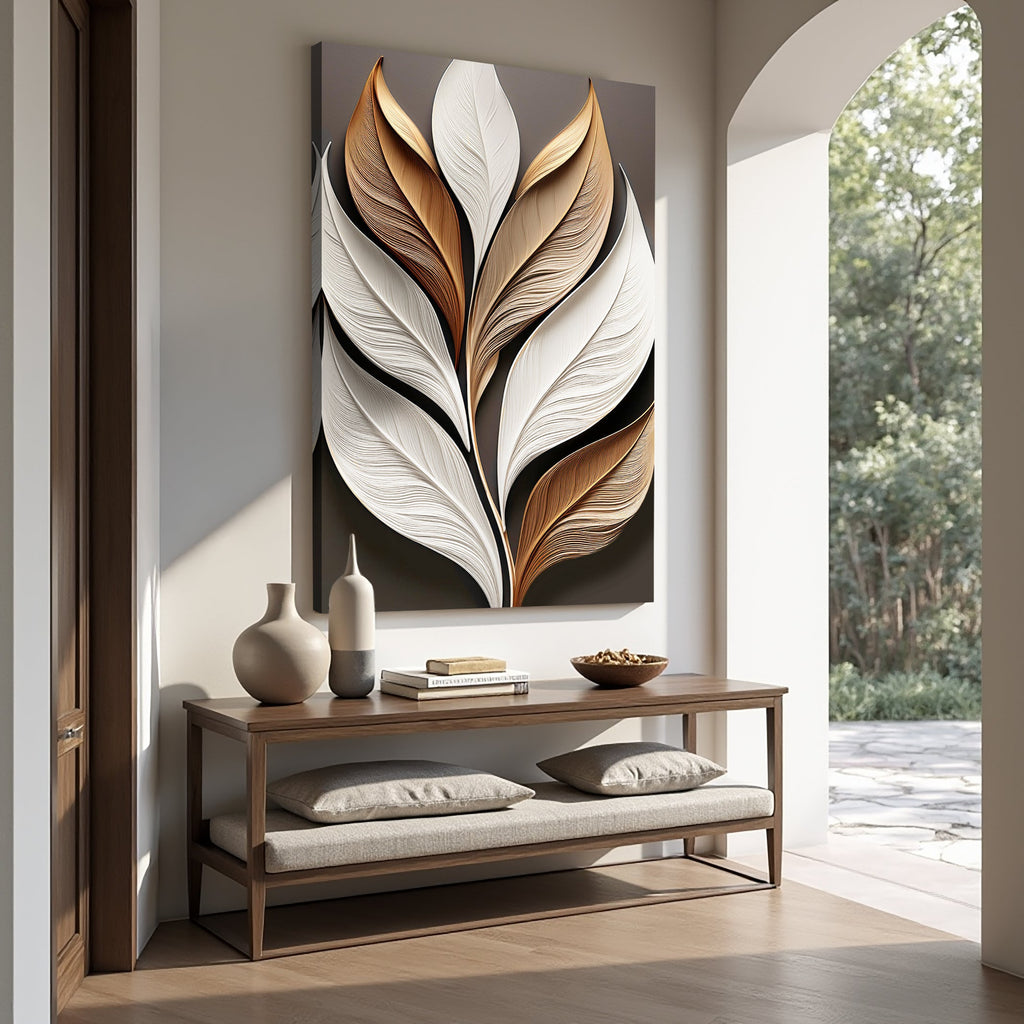 Elegant Leaf Wall Art