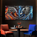 Dragon and Wolf Wall Art IV