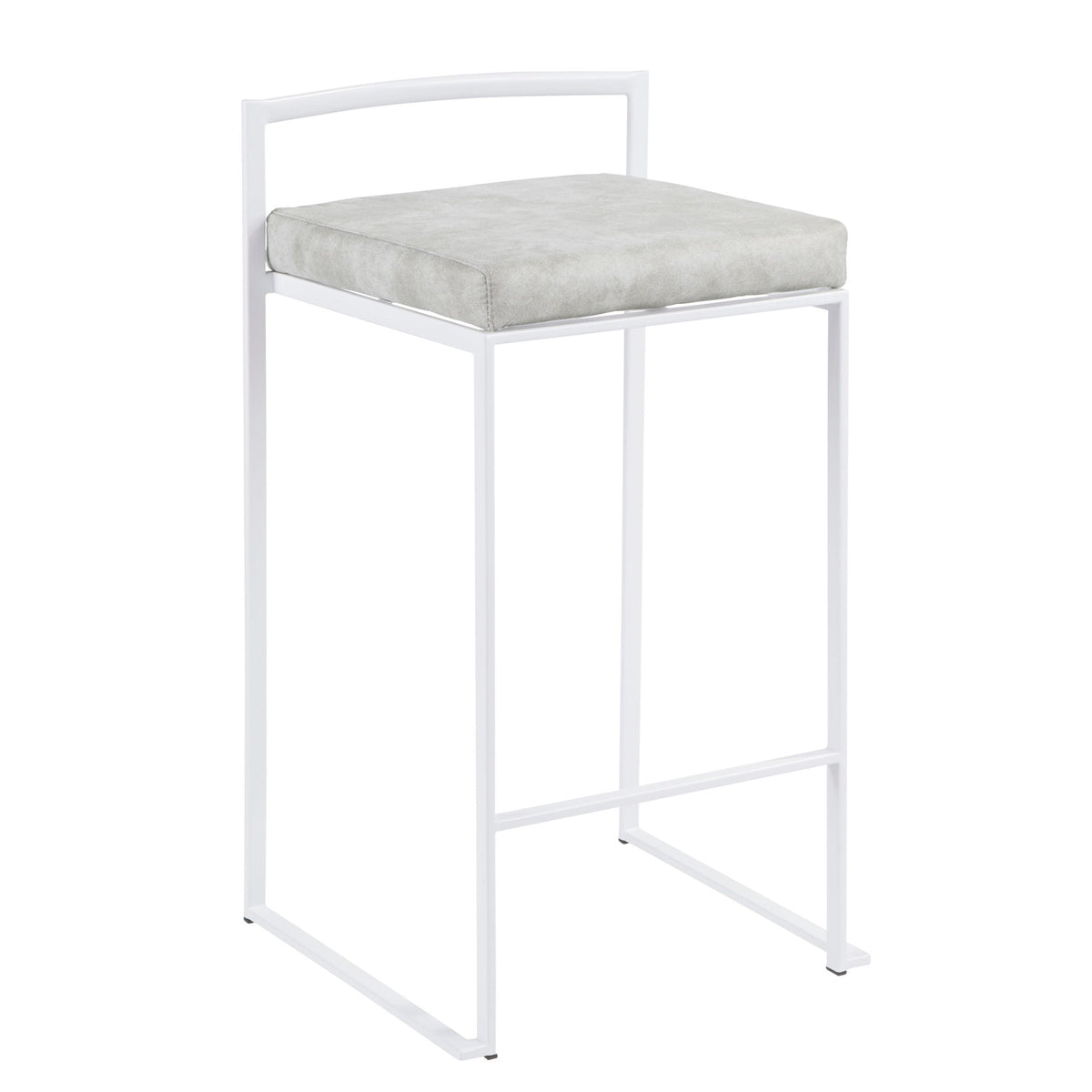 Stackable Counter Stool with Padded Comfort Seat - Multiple Colors