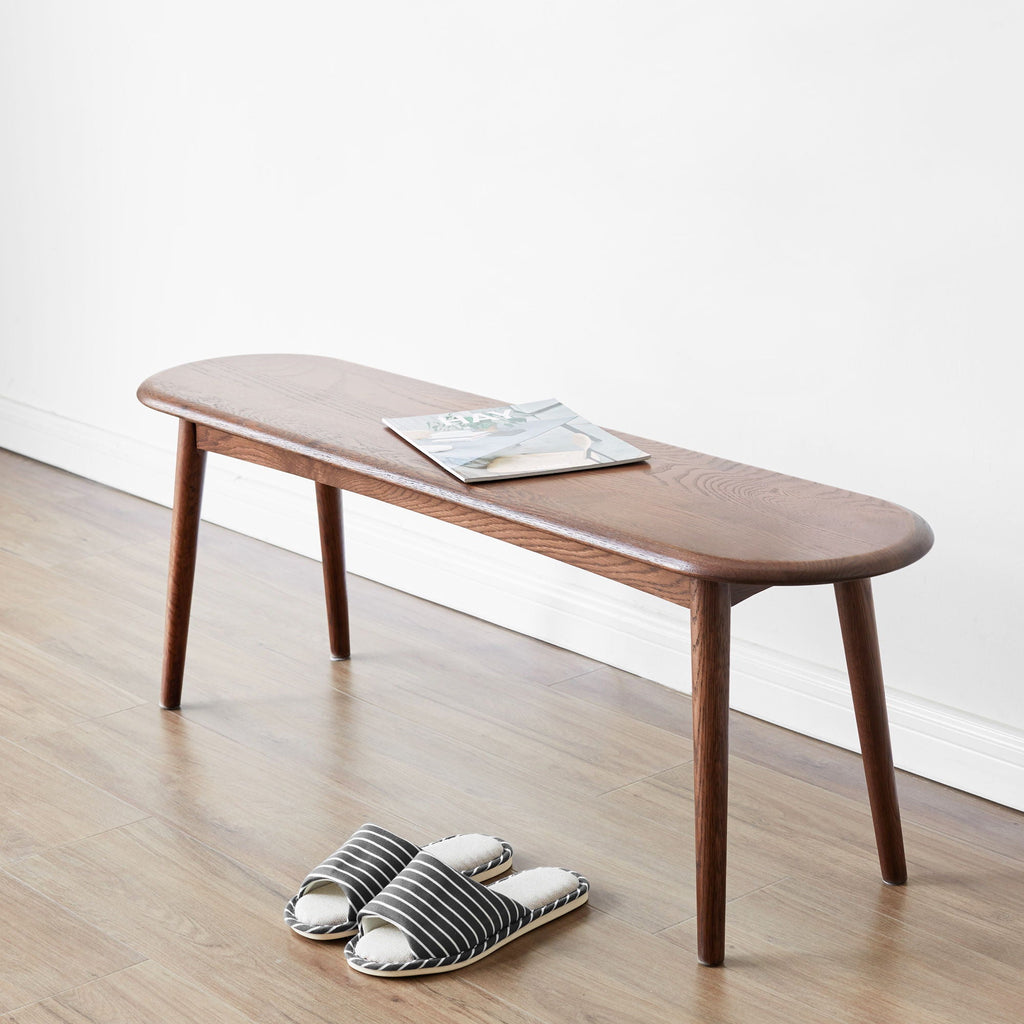 Dining Bench with Versatile Sizing - Light Brown or Dark Brown