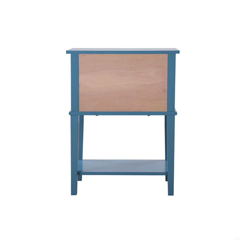 Vibrant Contemporary Nightstand with Smooth Drawer Glides - Multiple Colors