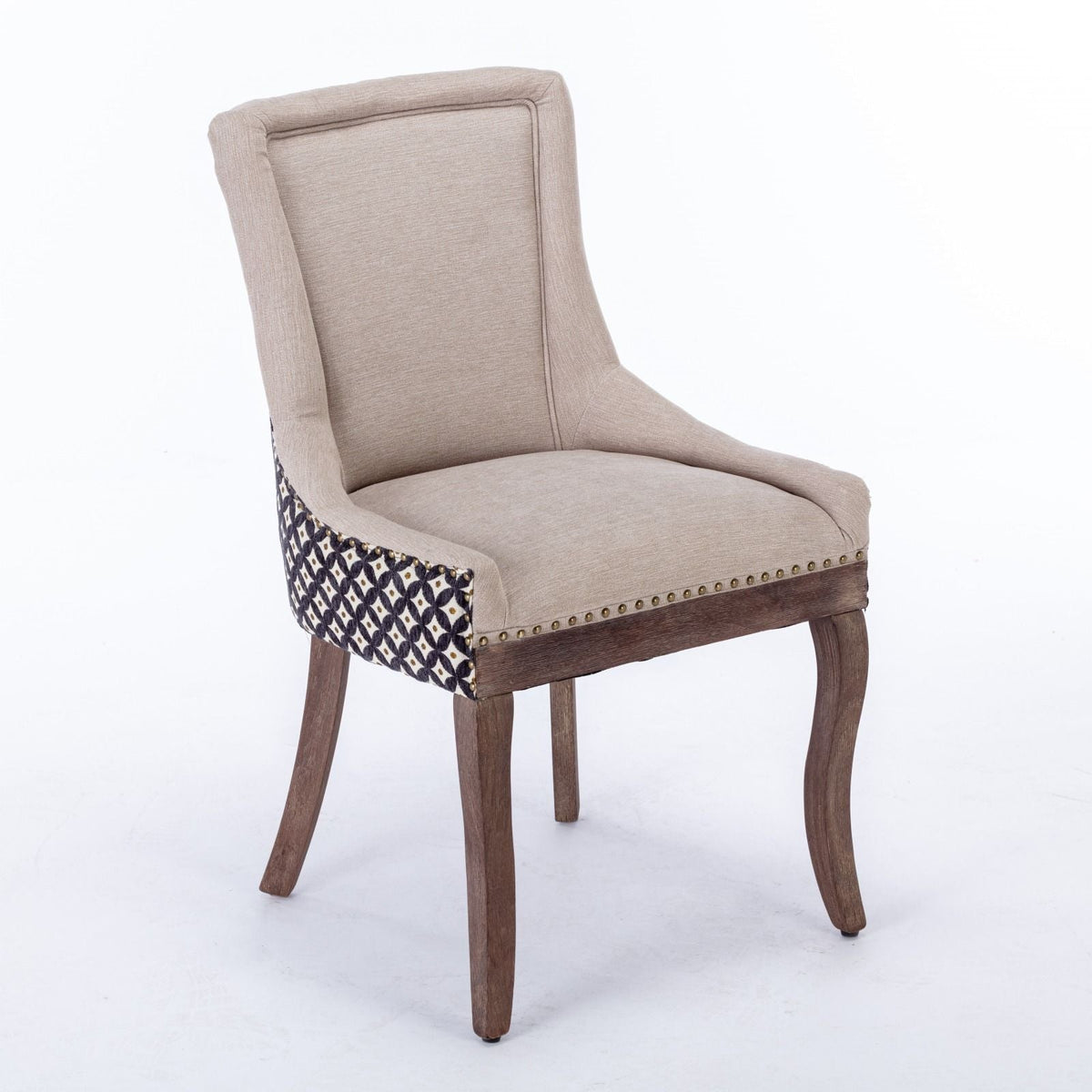 Ultra Side Dining Chair Set with Solid Wood Legs - Multiple Colors