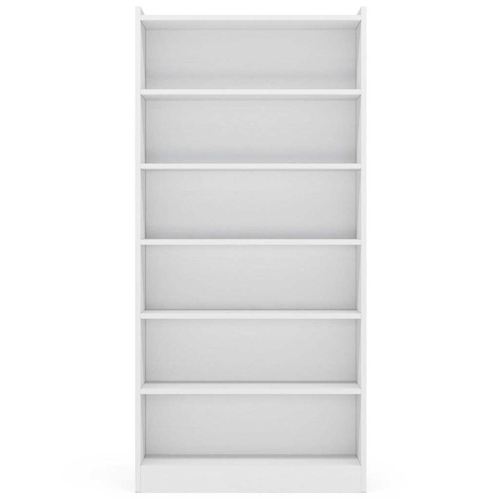 Library Bookshelf With Storage - Multiple Heights Available - White or Black