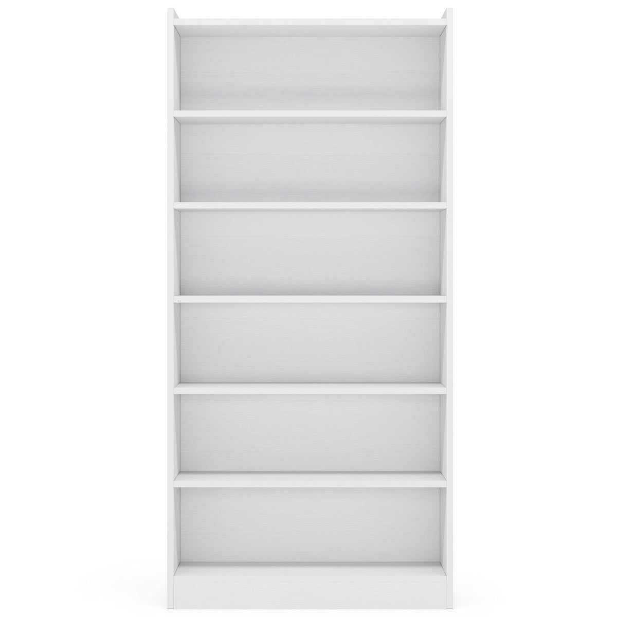 Library Bookshelf With Storage - Multiple Heights Available - White or Black