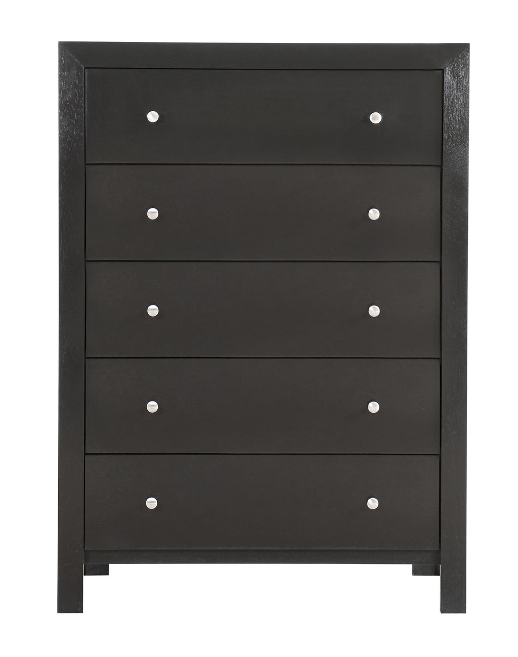 Modern Elegant Transitional Storage Chest with Spacious Drawers - Dark Red, Black, or White