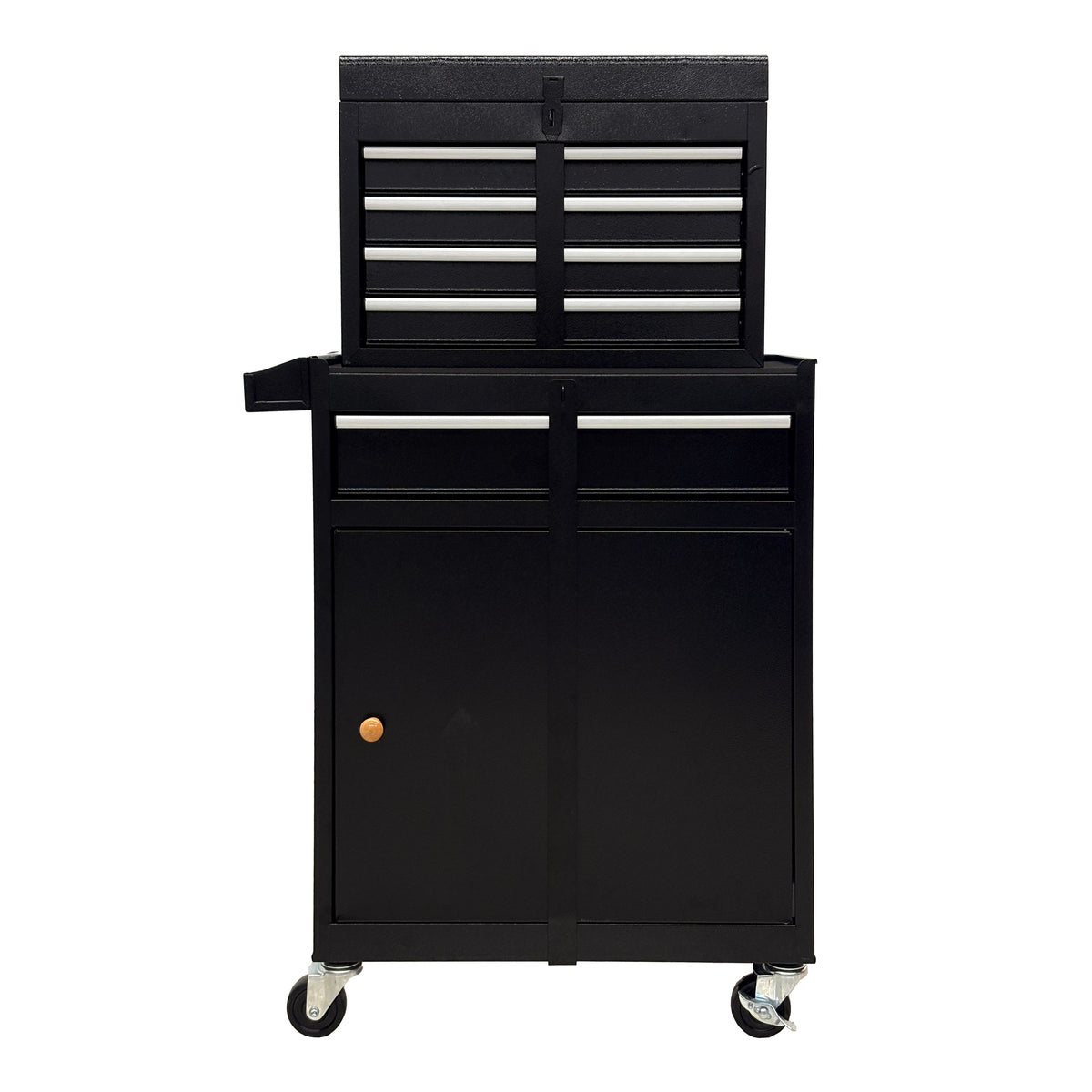 5-Drawer Rolling Tool Chest with Lockable Wheels - Black