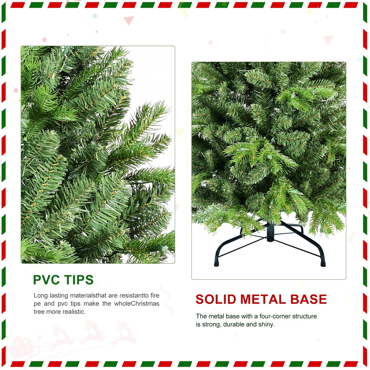 5FT Classic Christmas Tree with 756 PE and PVC Tips