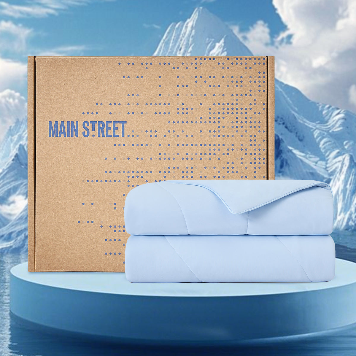 1-Piece 90x90" Cooling DA Comforter - Ice