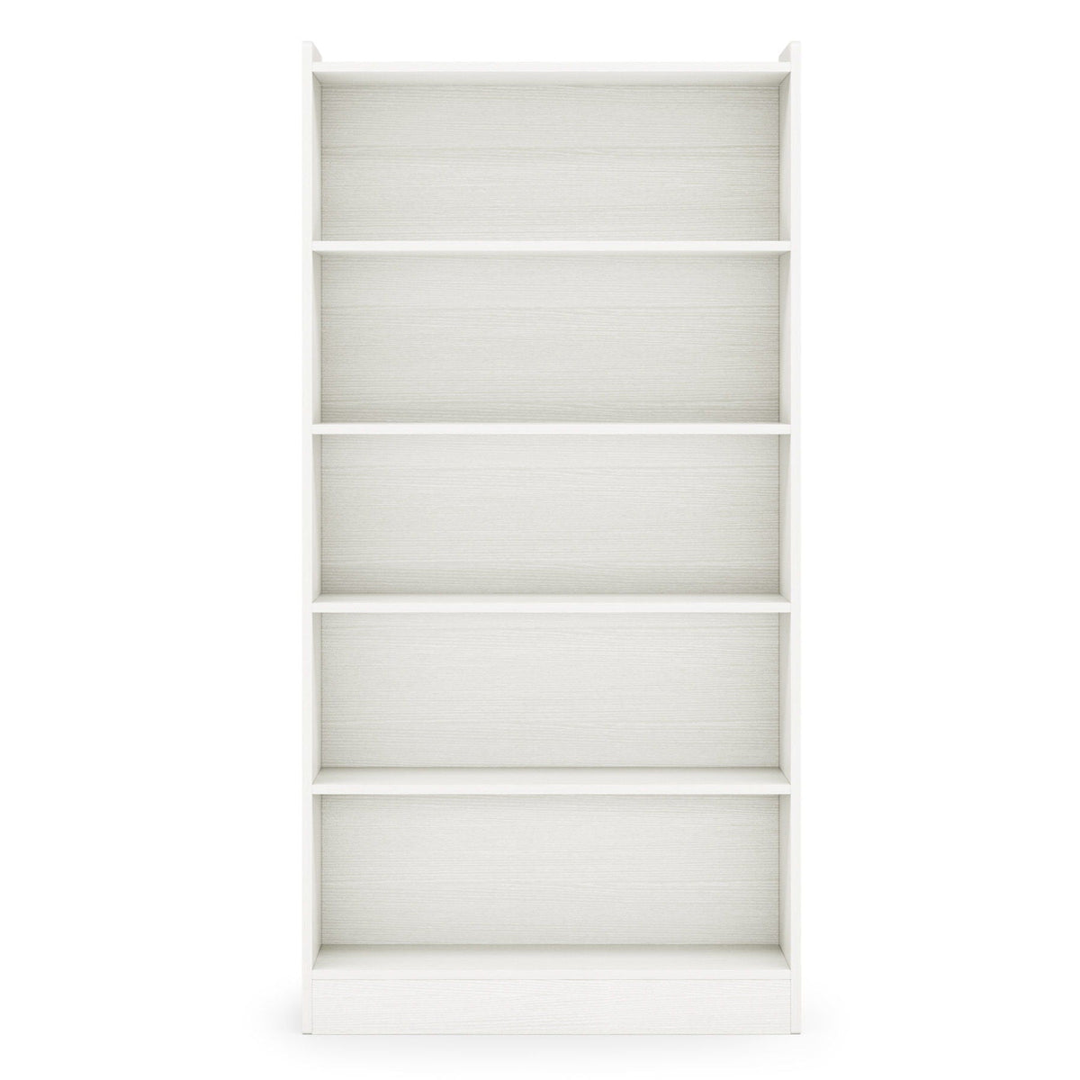 Library Bookshelf With Storage - Multiple Heights Available - White or Black