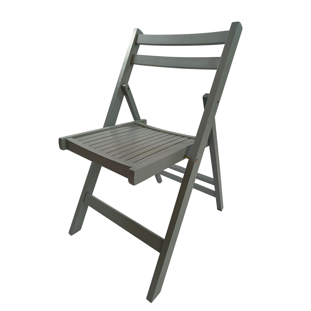 Foldable Solid Wood Special Event Chair Set - Set of 4 (Multiple Colors)