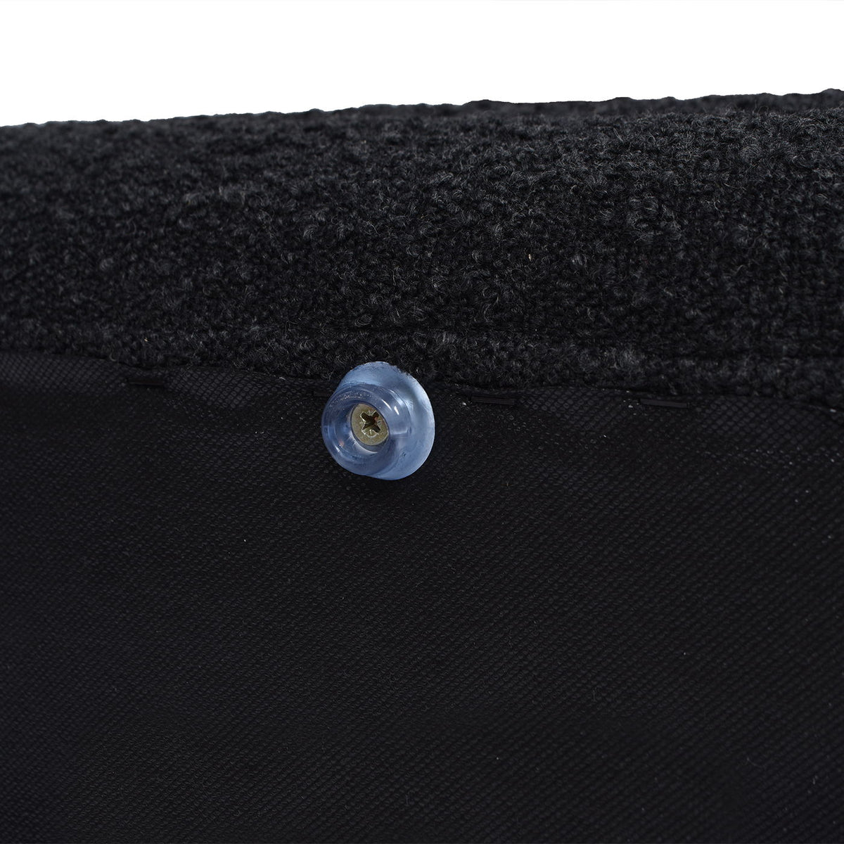 Upholstered Oval Storage Bench with Hidden Storage - Black, White or Dark Green