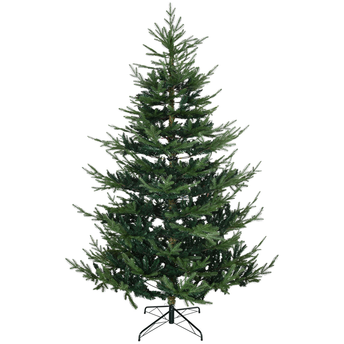 7.5 Foot Artificial Christmas Tree with Realistic Branches - Green