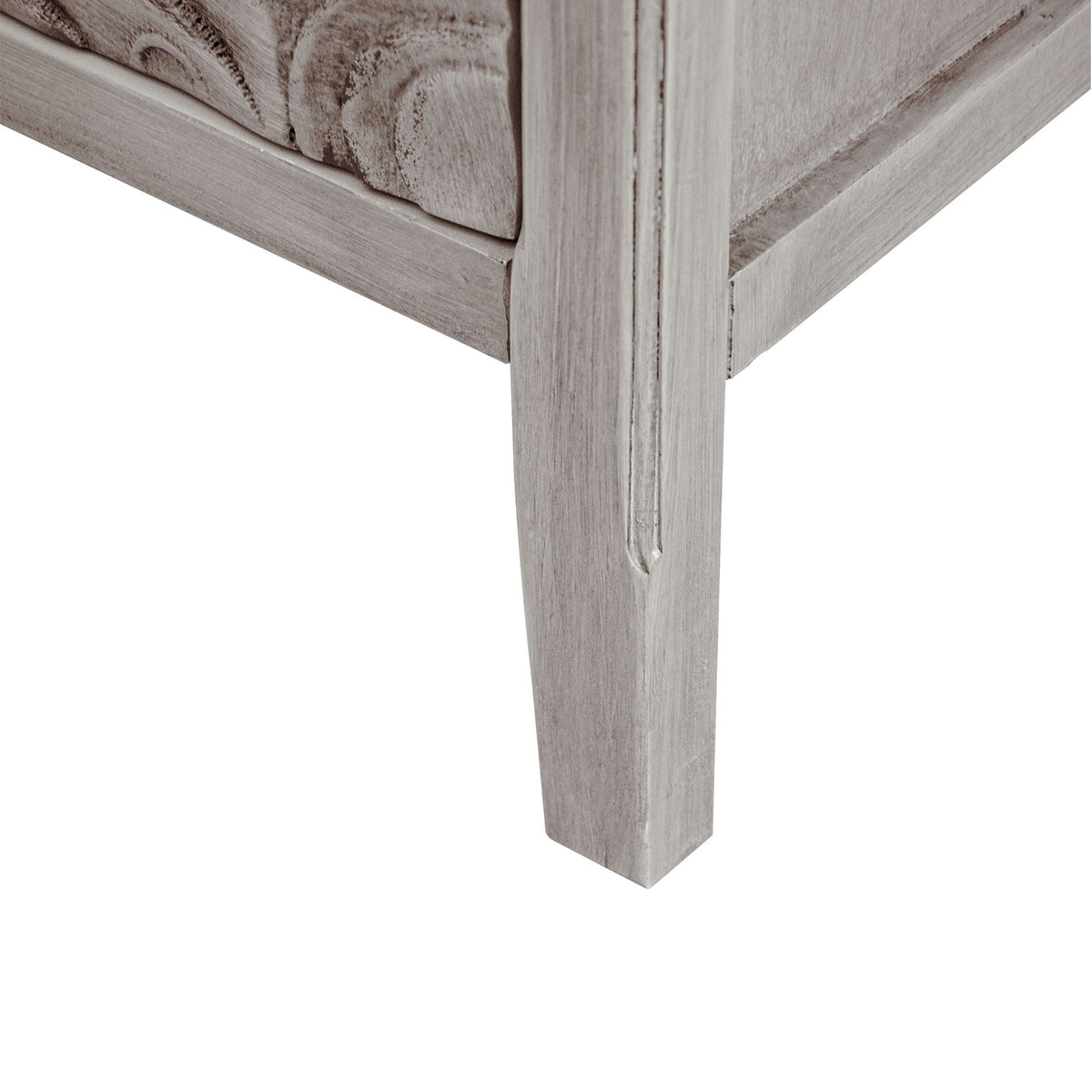 Light Gray 2 Door Cabinet with Adjustable Shelf - Bedroom Storage