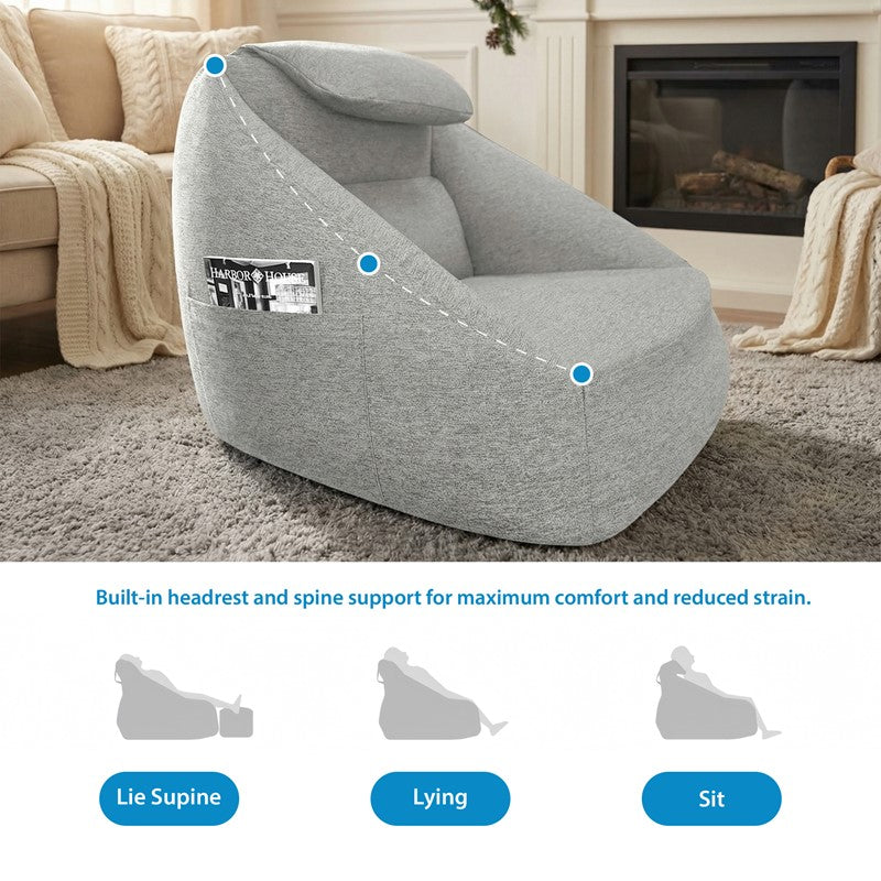 One Size Cloud Ergonomic Couch in Ash