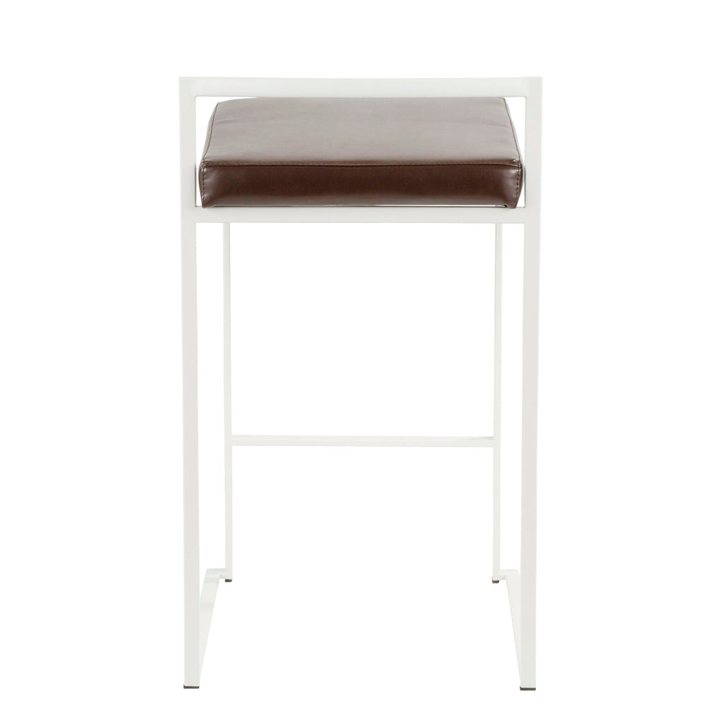 Stackable Counter Stool with Padded Comfort Seat - Multiple Colors