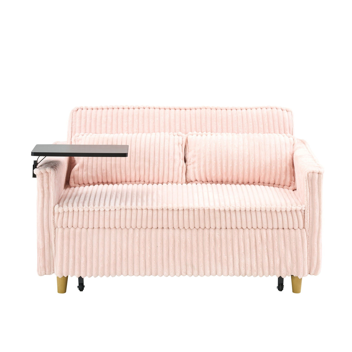 Pull Out Sofa With Movable Tabletop and USB Ports - Multiple Colors