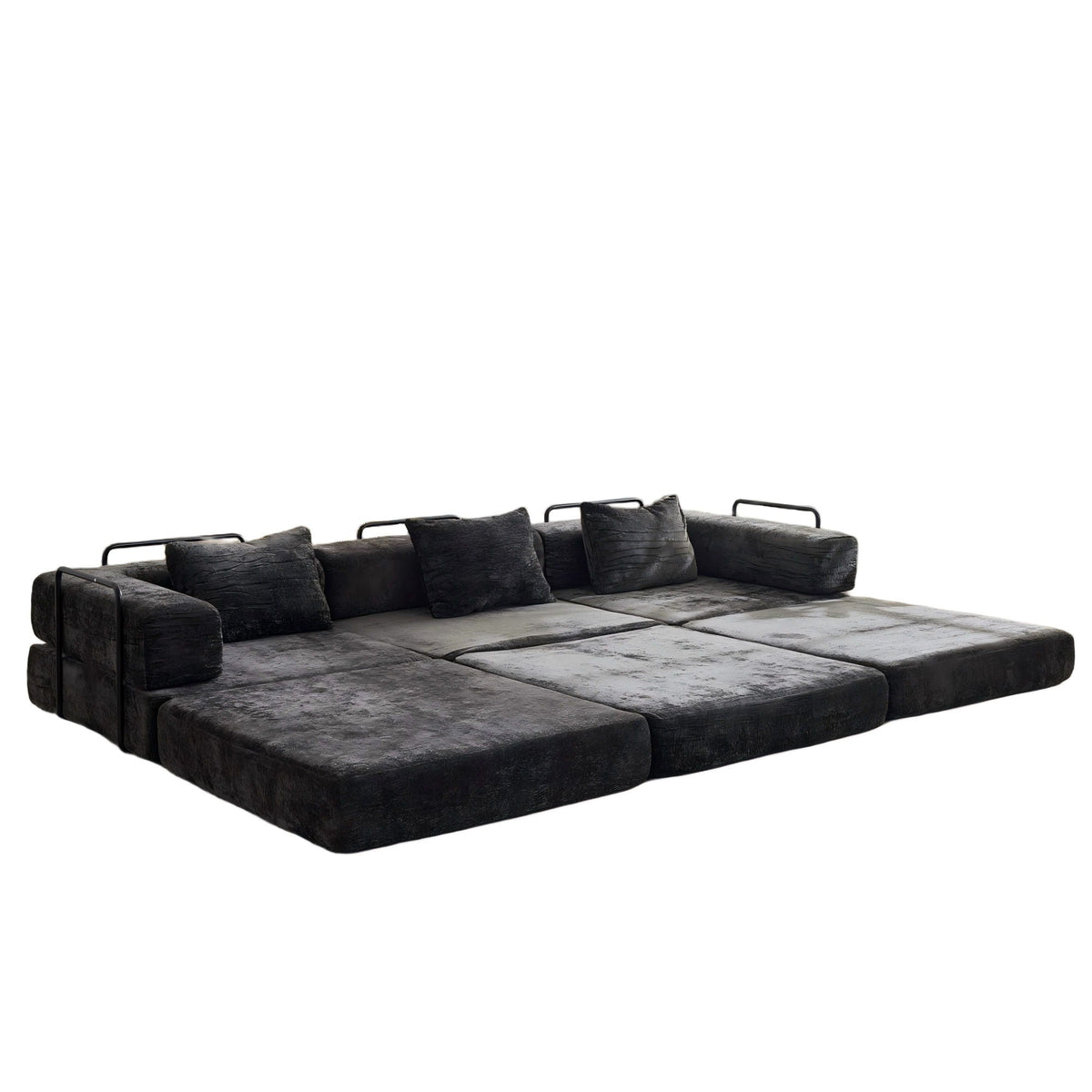Convertible Floor Sofa Bed with Modular Design - Multiple Colors