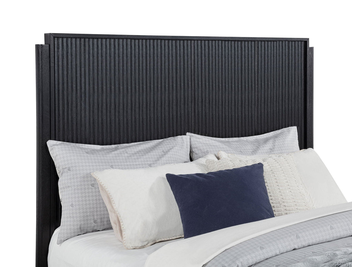 Brookmead Wood Queen Panel Bed Black