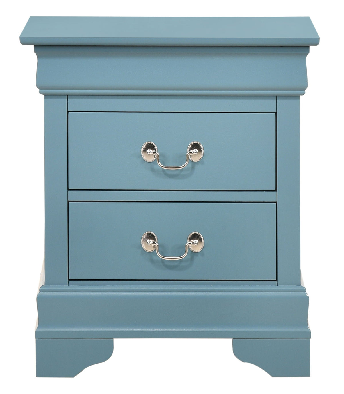 Traditional Style Design Nightstand with Classic Accent - Multiple Colors