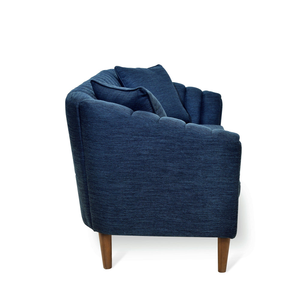 Contemporary 3 Seater Sofa with Button Tufted Accents - Dark Green or Beige