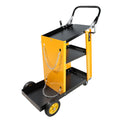 Multi Function 3 Tier Welding Cart with Iron Construction - Black