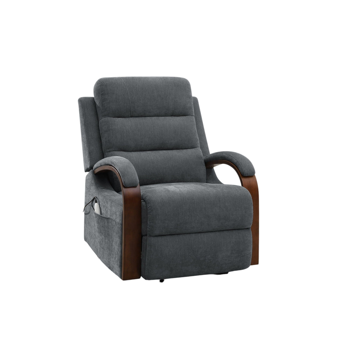 Kayla Power Recliner with Lift, Heating & Massage – Zero Gravity - Gray