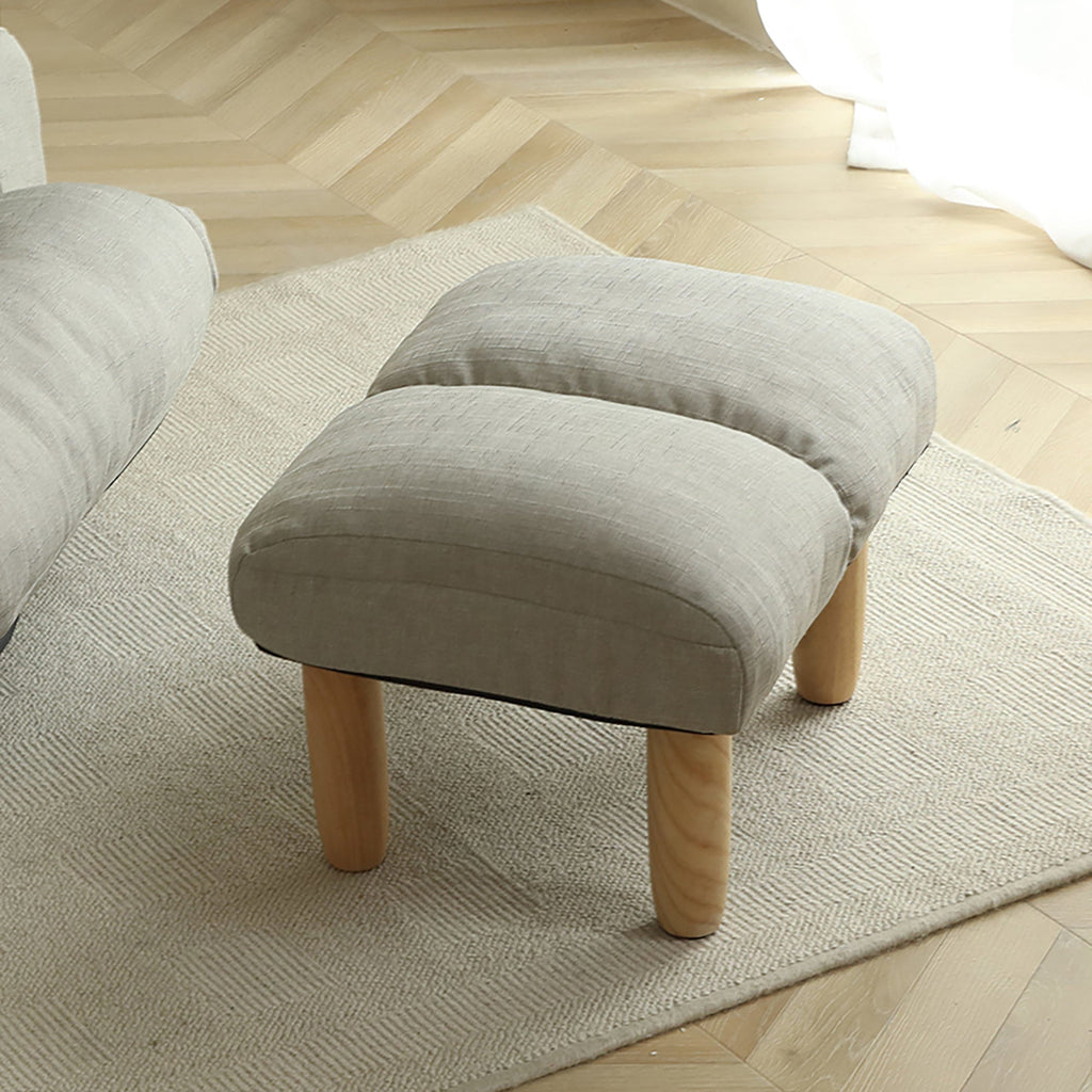 Metal Pedals Stool for Living Room & Lounge - Modern Accent Seating