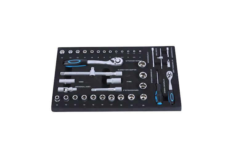 4-Drawer Rolling Tool Box with Tools
