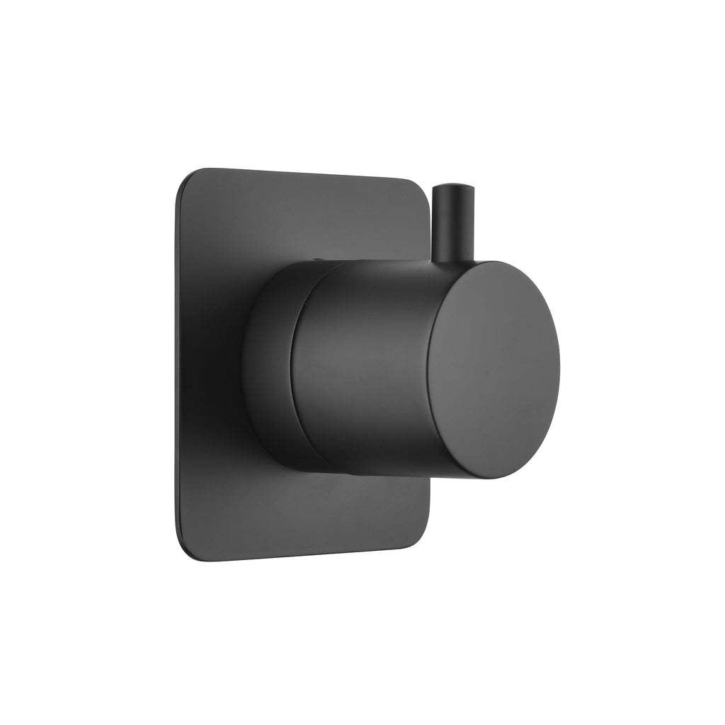3/4" Cast Metal Volume Control Valve with Adjustable Brass Handle - Silver