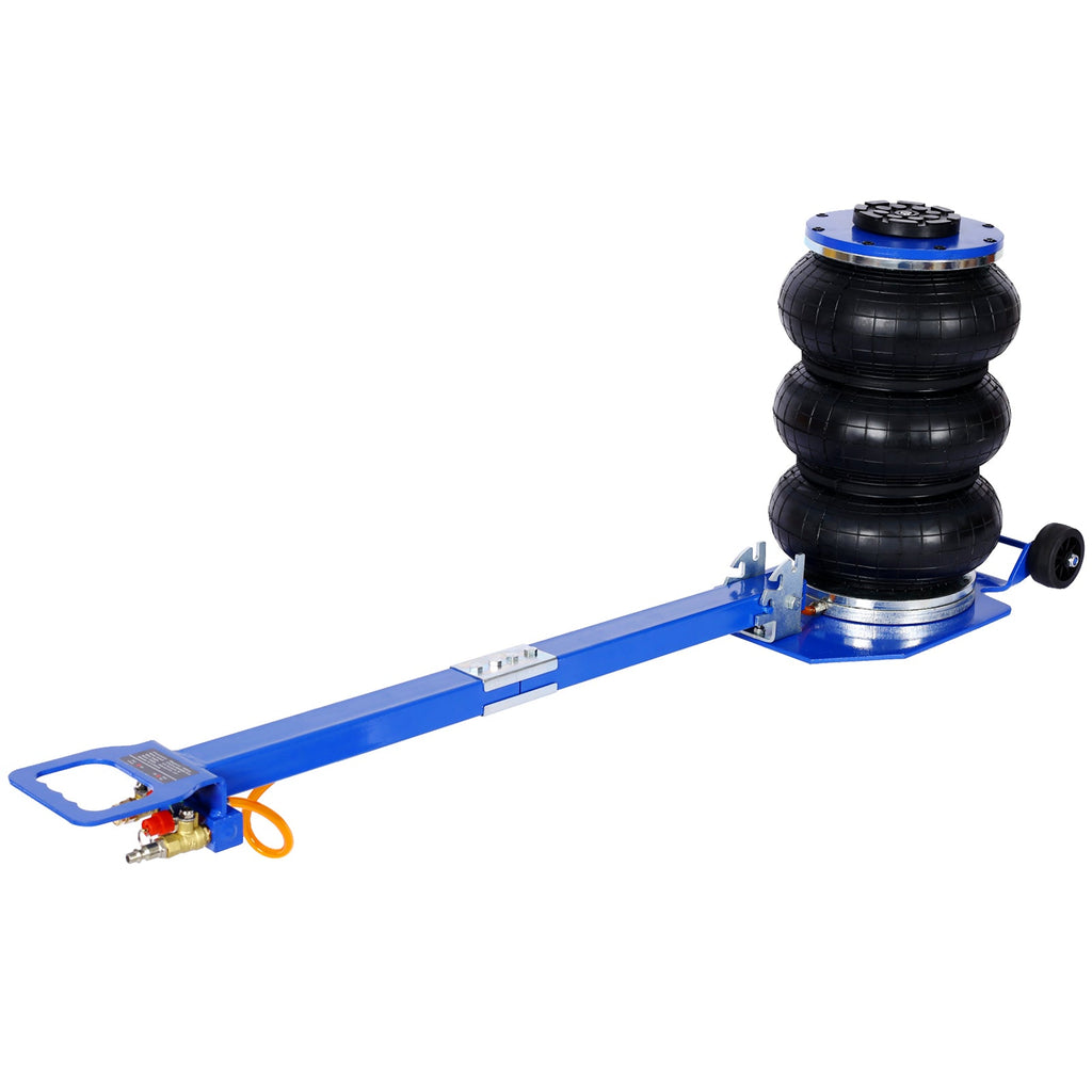 3T Triple Bag Air Jack with 6600lbs Capacity - Blue or Yellow