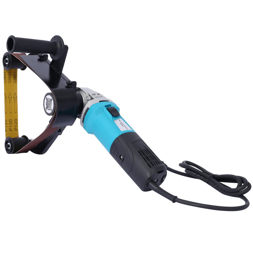 Stainless Steel Tube Belt Sander Polisher with 1300W Power - Stainless Steel